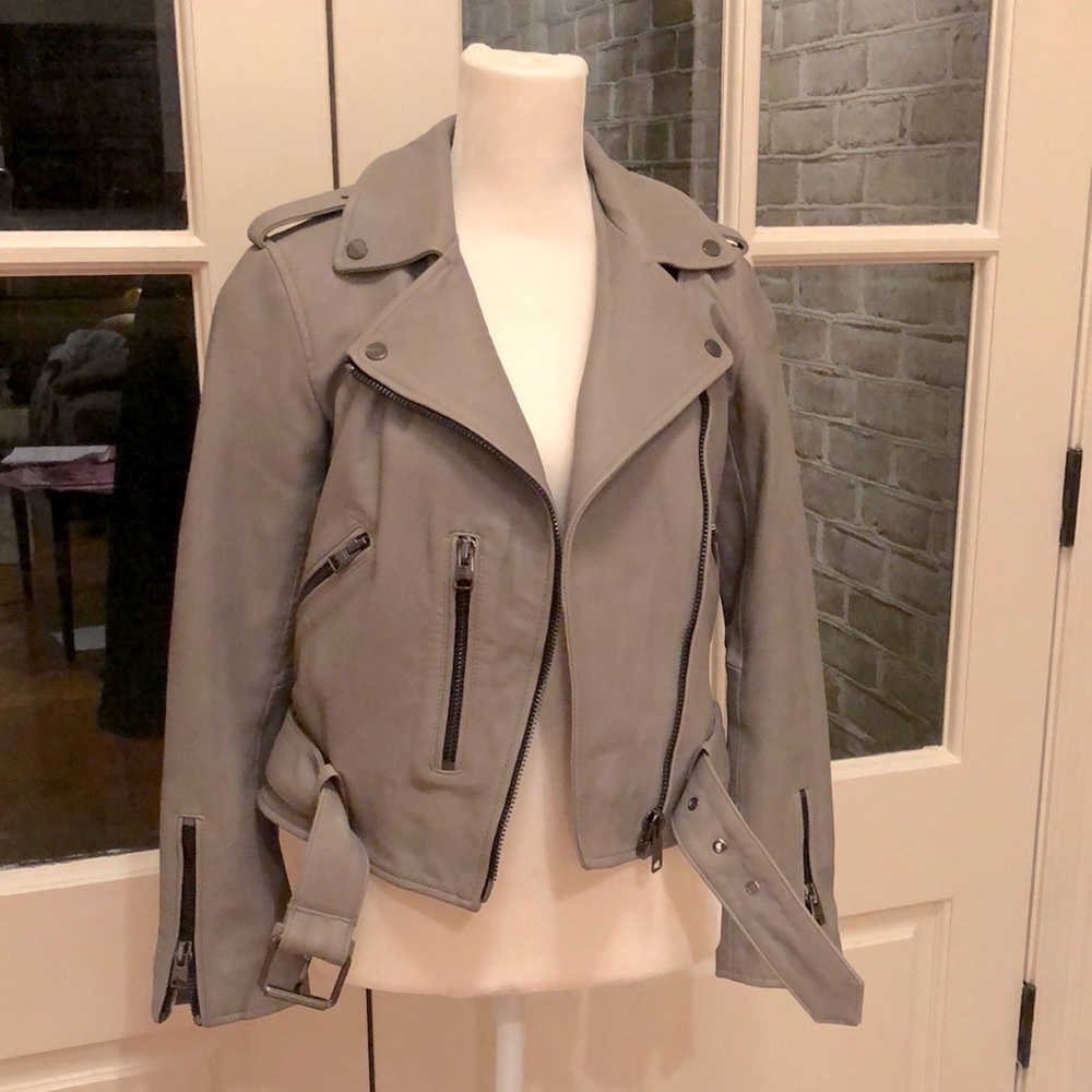 NEW Allsaints Balfern leather jacket